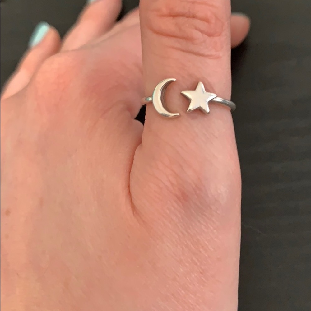 Alex and Ani Moon and Star Ring